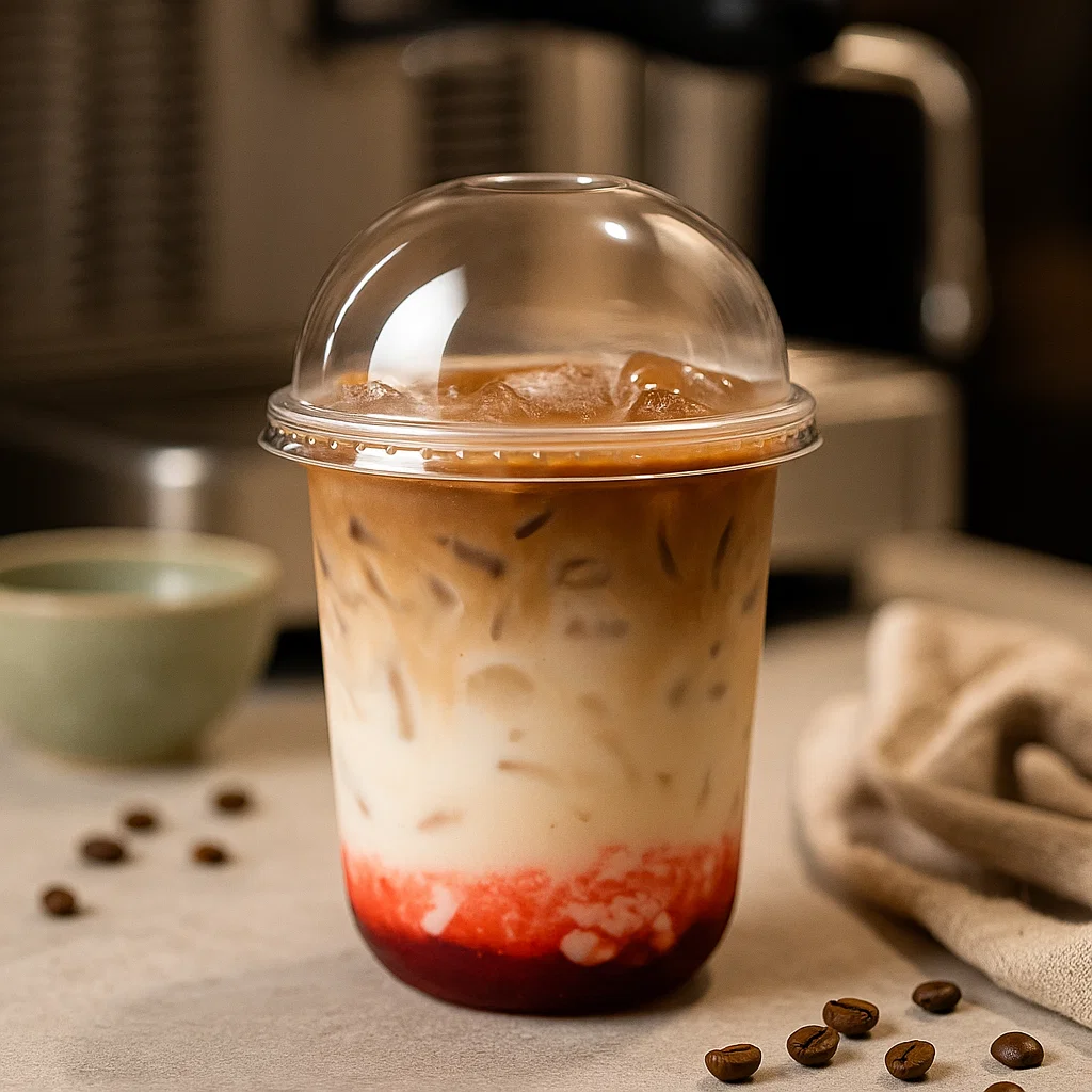 Strawberry Honey Latte